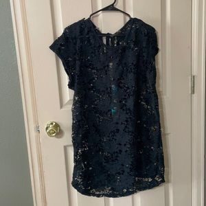 5 items for $20! Black lace cover up dress